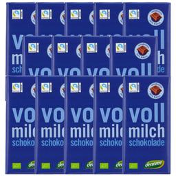 Bio Schokolade Vollmilch, Karton 14 Stk.