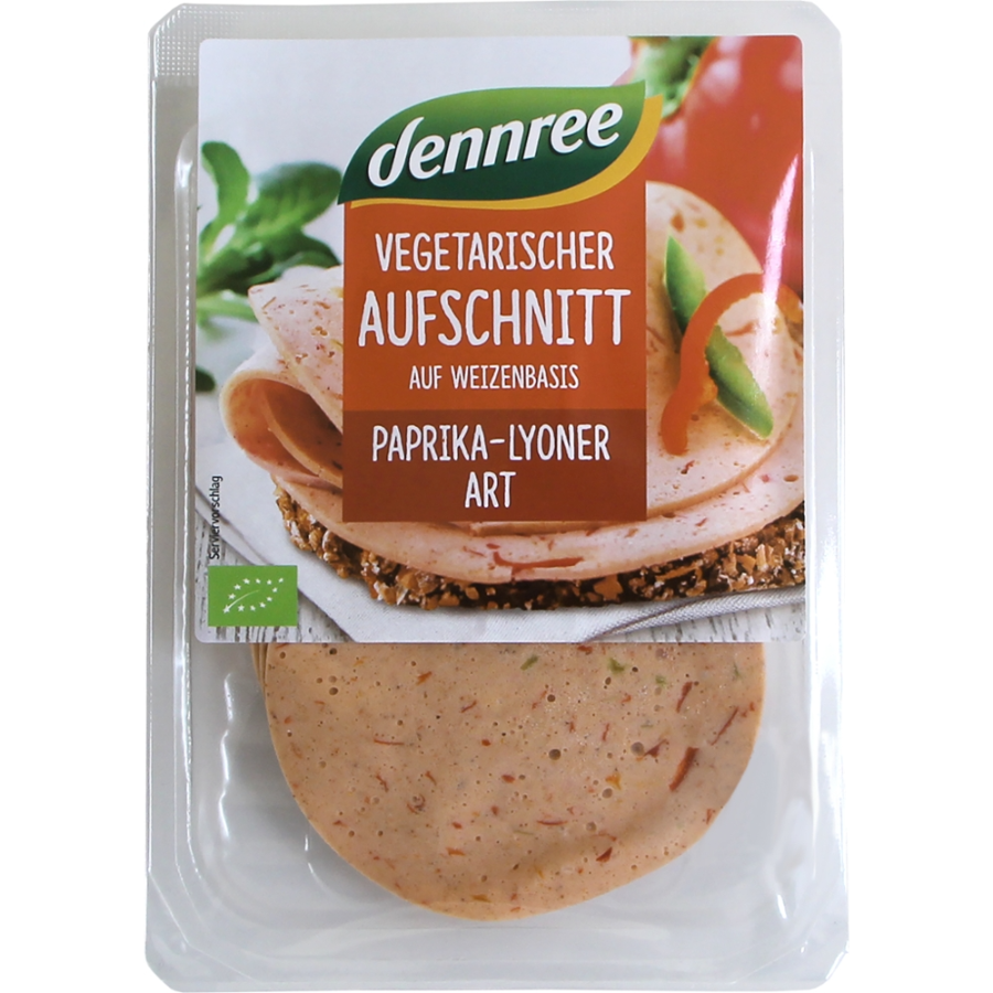 Bio Vegetarischer Aufschnitt Paprika-Lyoner Art