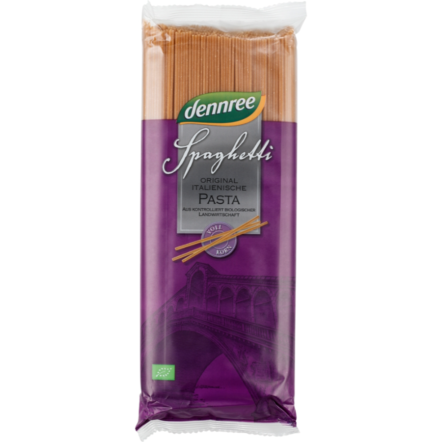 Bio Vollkorn Hartweizen-Spaghetti