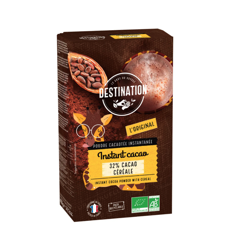 Cacao maigre en poudre 32% et avoine bio