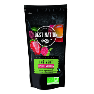 Thé vert fruits rouges bio