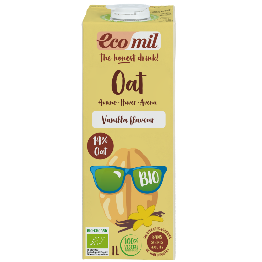Boisson avoine vanille sans sucres ajoutés bio