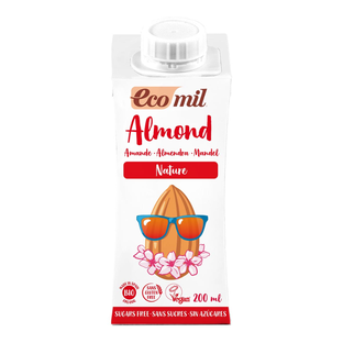 Lait d'amandes nature sans sucre bio