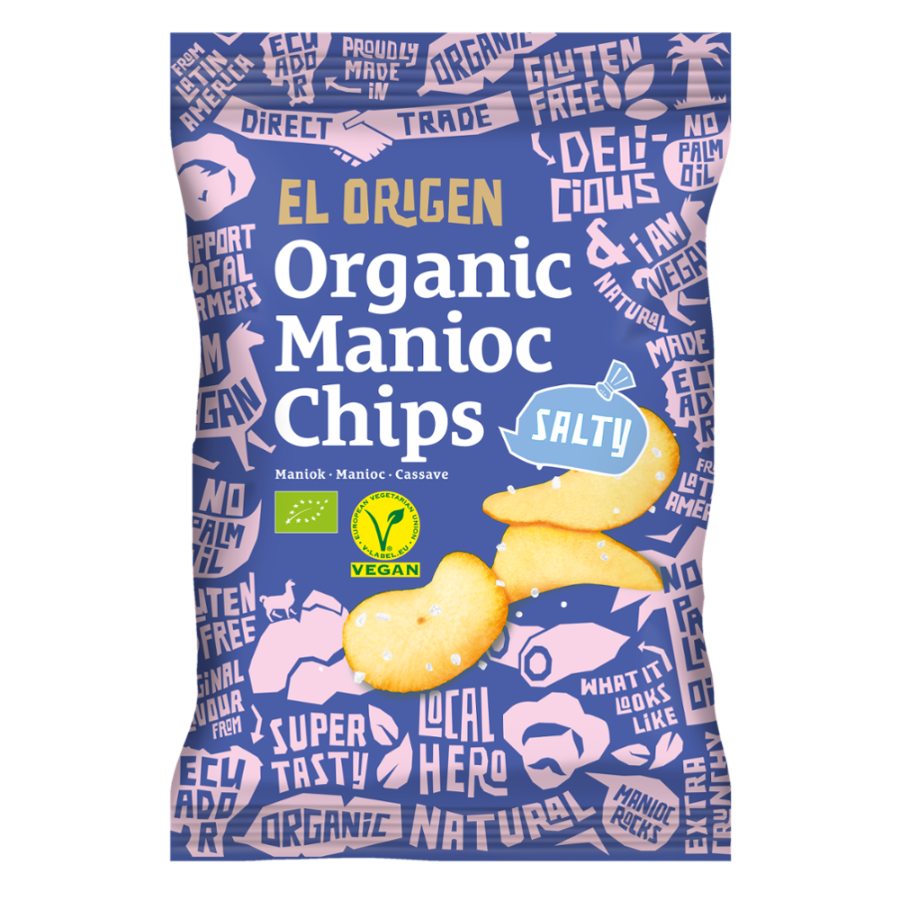 Bio Maniokchips gesalzen