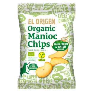 Bio Maniokchips Sourcream & Onion