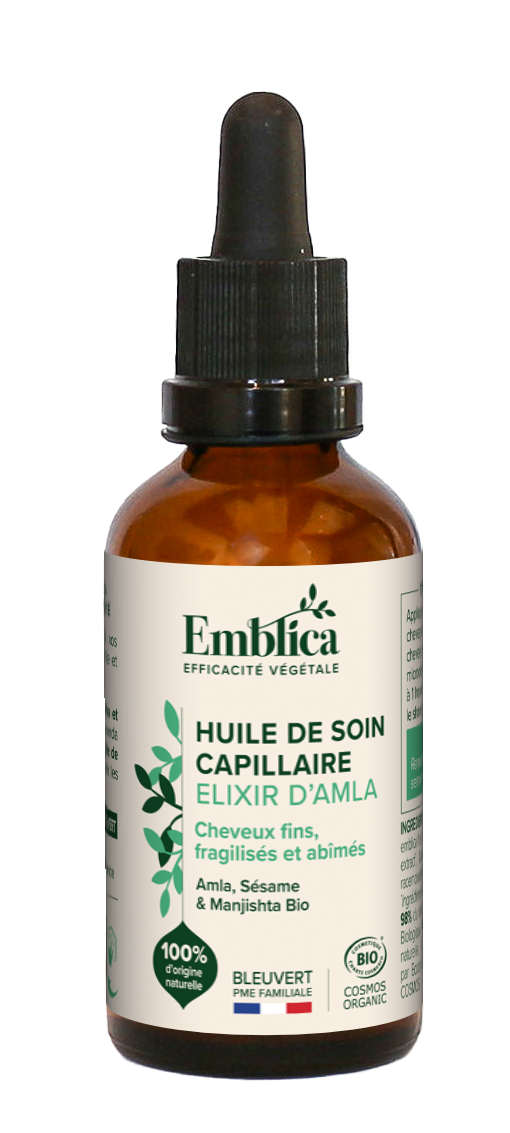 Huile de soin capillaire Élixir d'Amla