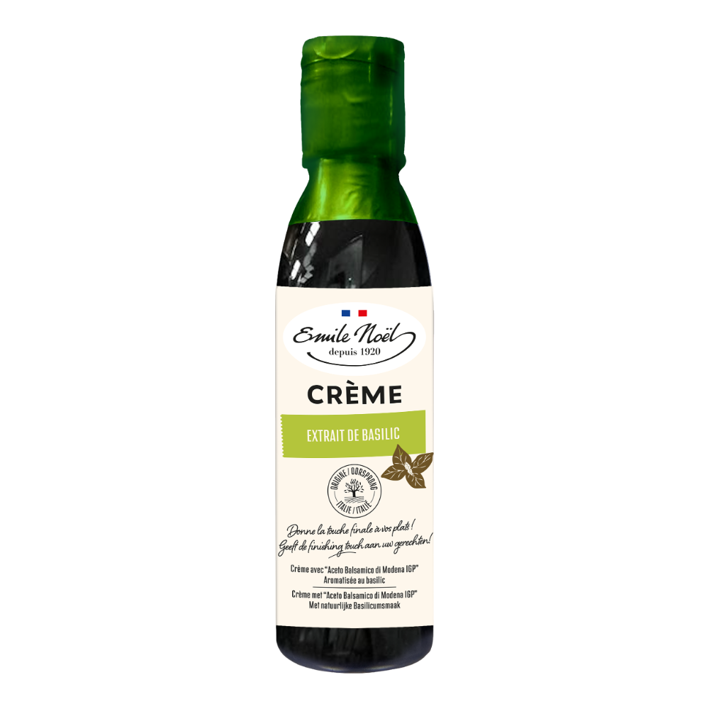 Crème balsamique basilic bio