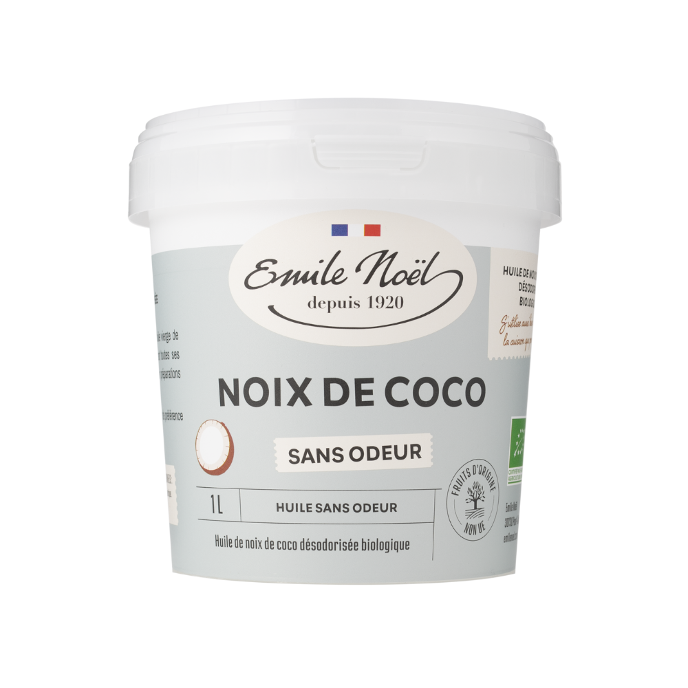 Huile de coco désodorisée bio