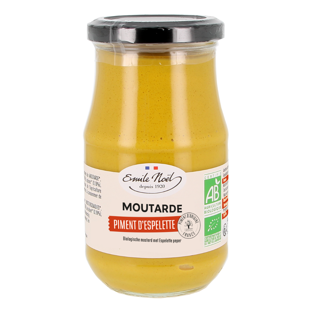 Moutarde aux Piments d'Espelette Bio