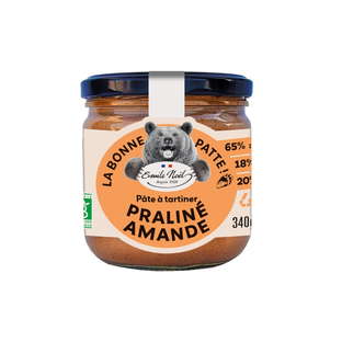 Pâte à tartiner praliné amande bio