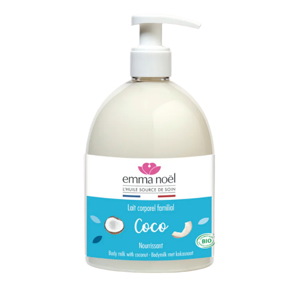 Lait corporel coco bio certifié Cosmos Organic 