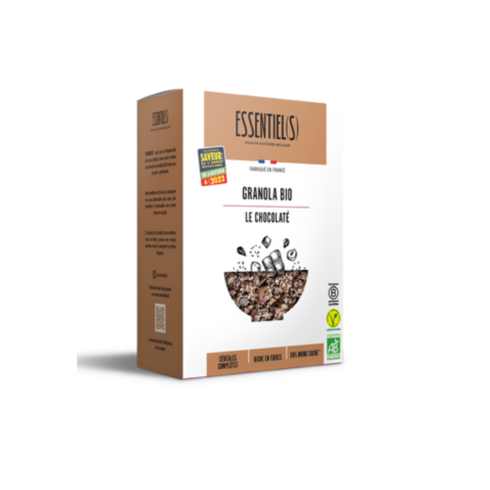 Granola chocolat noir et noisettes bio