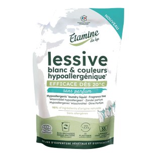 Eco-recharge lessive hypoallergénique sans parfum