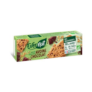 Croquants avoine chocolat bio