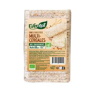 Fines Galettes de Riz Multicéréales Bio