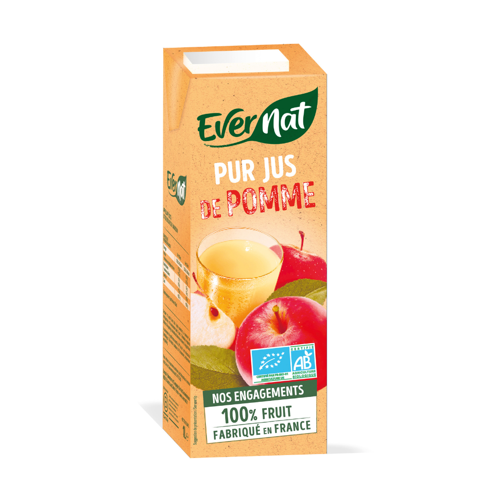 Jus de pommes bio
