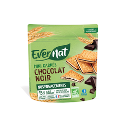 Mini Carrés de Chocolat Noir Bio