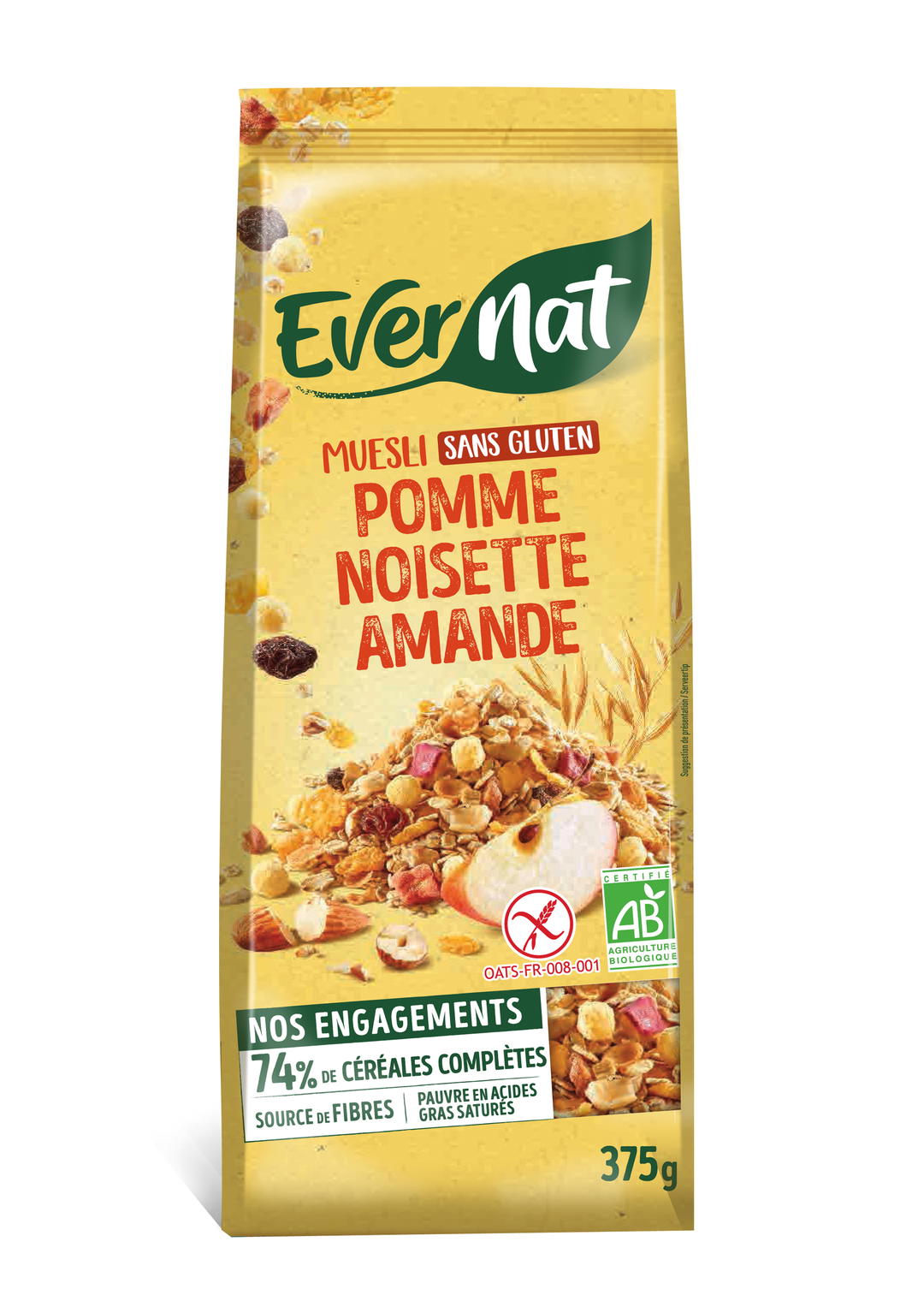 Muesli sans gluten bio