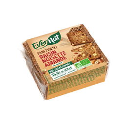 Pain Muesli Raisin Noisette Amande Bio