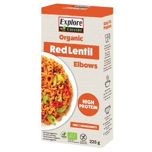 Bio Hörnchen aus roten Linsen, glutenfrei