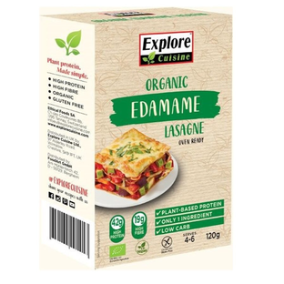 Bio Lasagne aus Edamamebohnen, glutenfrei