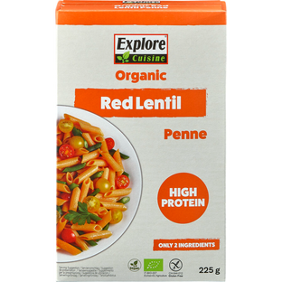 Bio Penne aus roten Linsen, glutenfrei