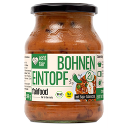 Bio Bohneneintopf mit Soja & Cashew, vegan