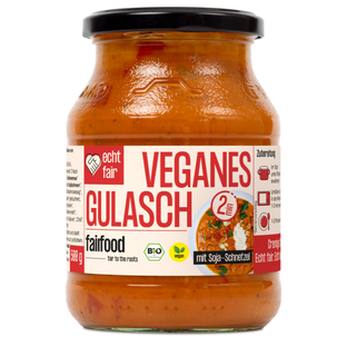Bio Gulasch mit Soja & Cashew, vegan