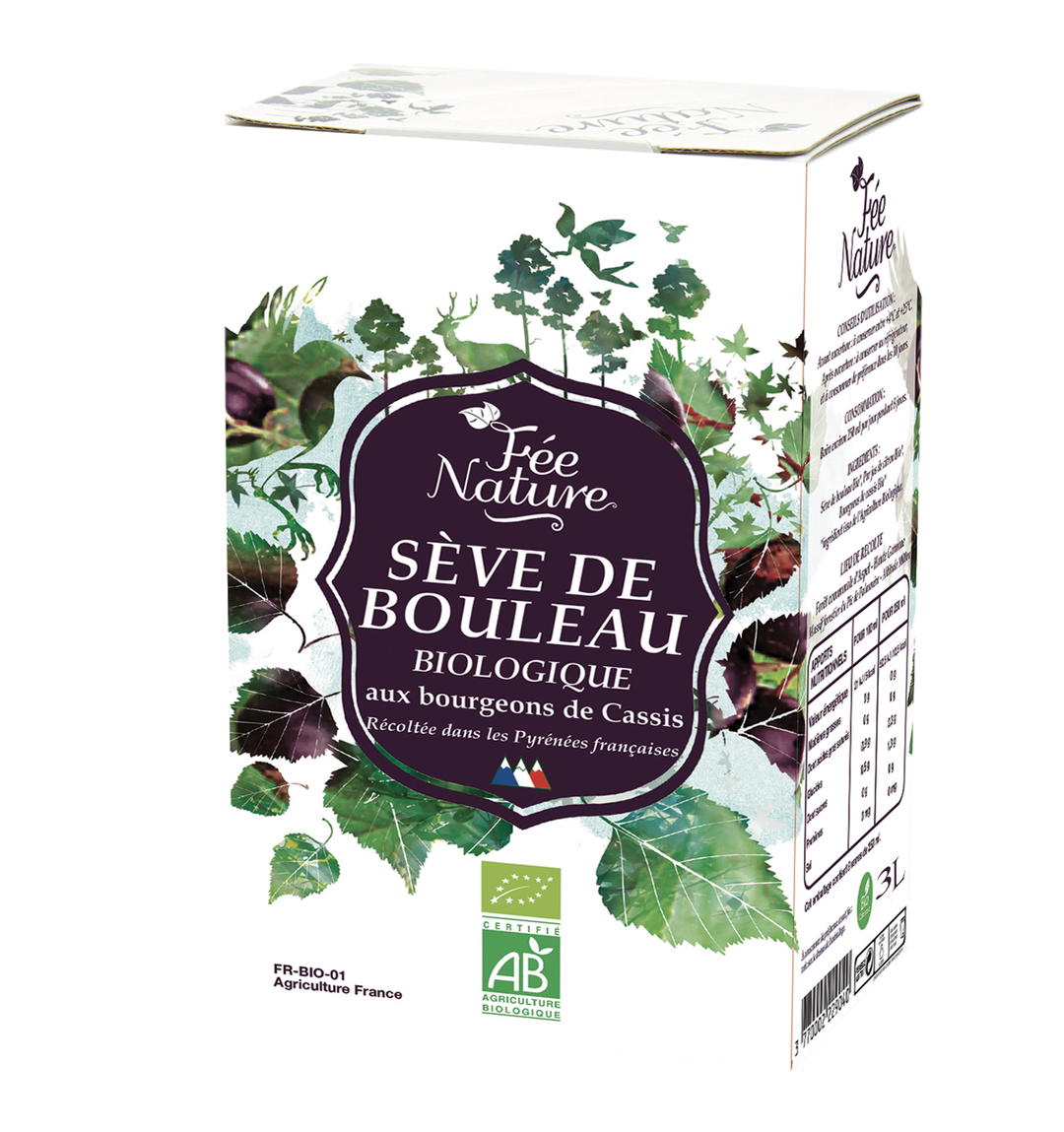 Sève de bouleau et bourgeons de cassis bio