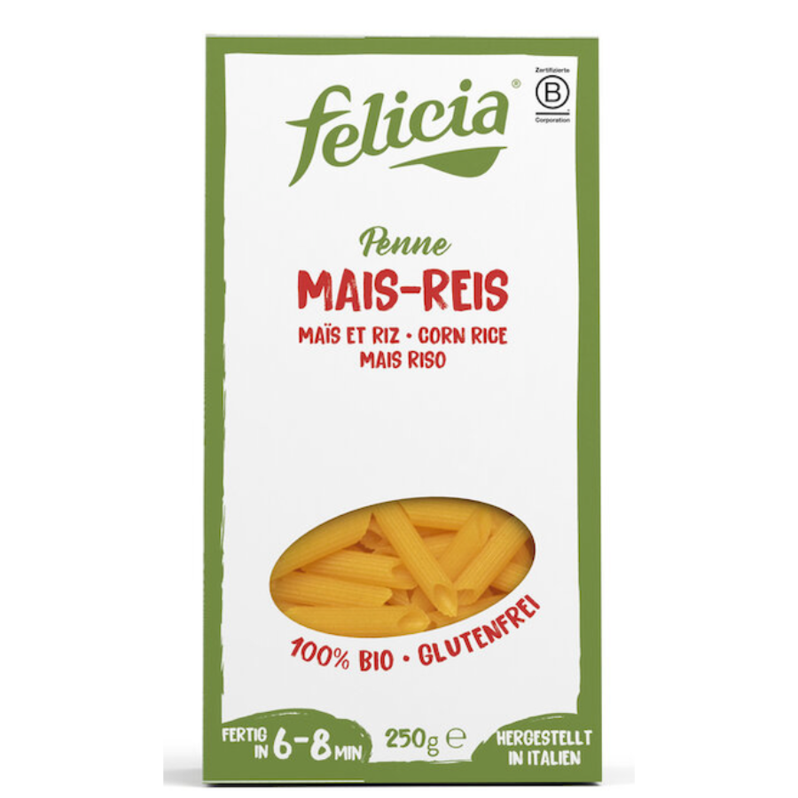 Bio Mais-Reis Penne, glutenfrei