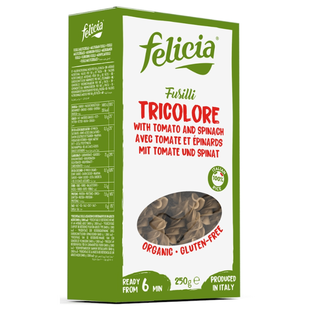 Bio Reis-Fusilli Tricolore, glutenfrei