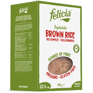 Bio Tagliatelle Vollkornreis, glutenfrei