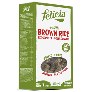 Bio Vollkornreis-Fusilli, glutenfrei