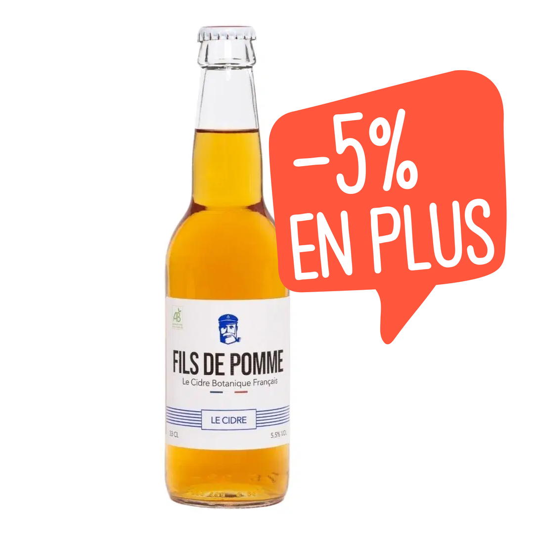 Cidre brut 5,5° bio
