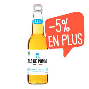 Cidre sans alcool bio