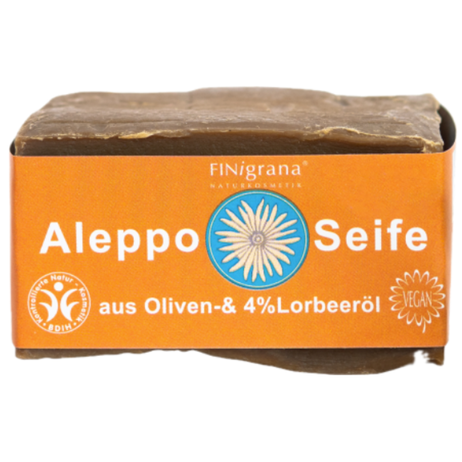 Aleppo Seife aus Oliven- & 4% Lorbeeröl