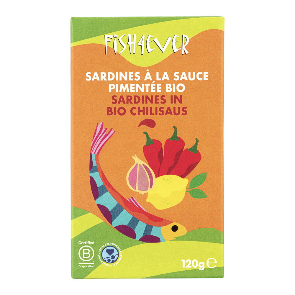 Sardines à la sauce pimentée bio