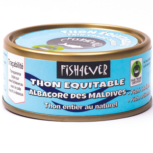 Thon Albacore Entier au Naturel Equitable