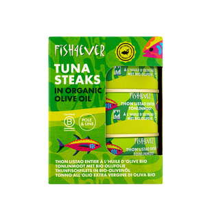 Thon entier à l'huile d'olive extra vierge bio - 3x160g