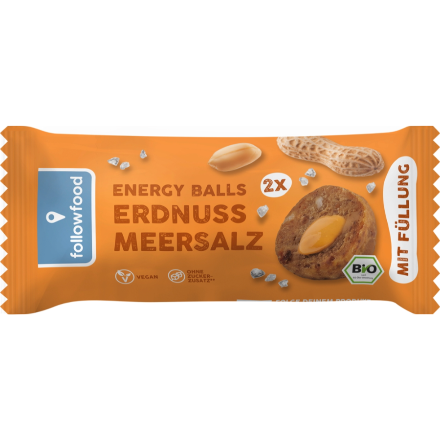 Bio Energy Balls Erdnuss & Meersalz