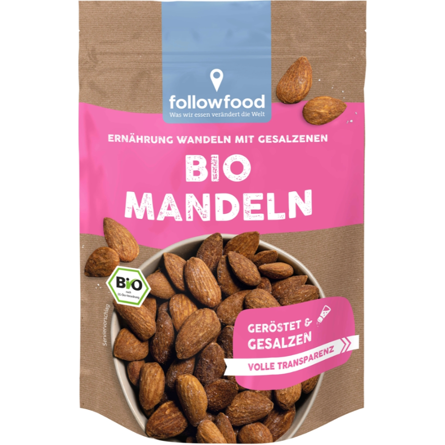 Bio Mandeln geröstet & gesalzen