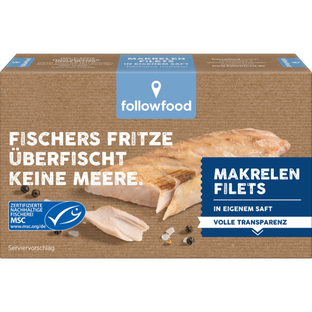 Makrelen Filets in eigenem Saft