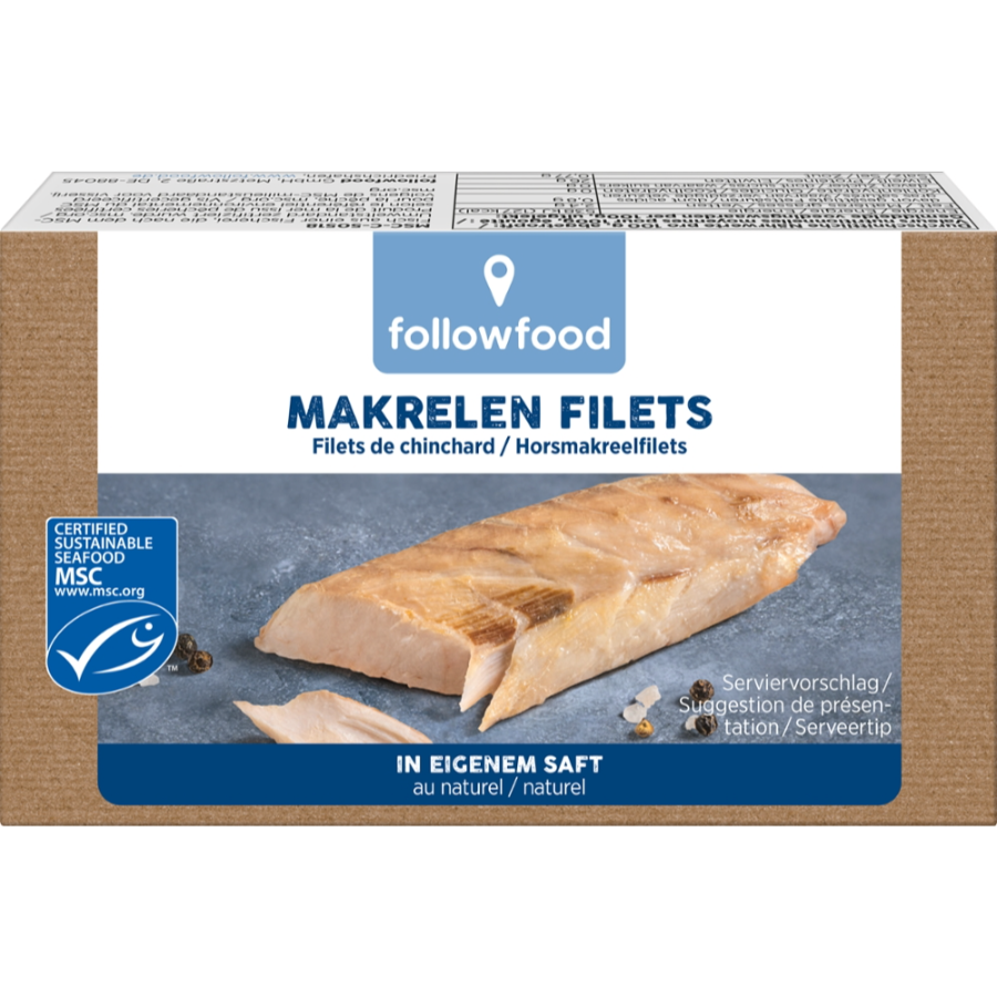 Makrelen Filets in eigenem Saft