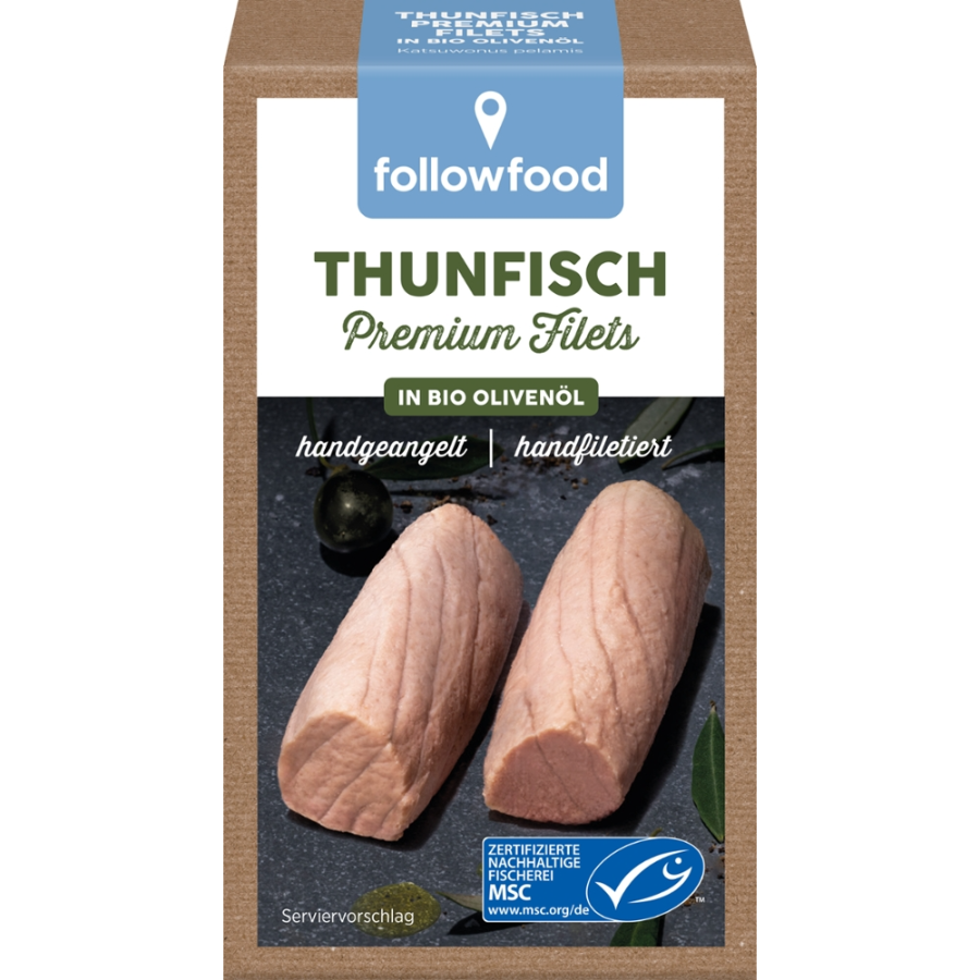 Premium Thunfisch Filets in Bio Olivenöl