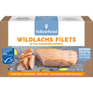 Wildlachs in Bio-Sonnenblumenöl