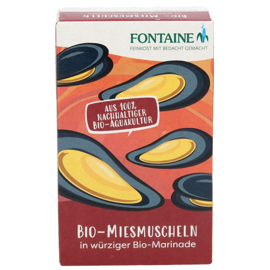 Bio Miesmuscheln in würziger Marinade