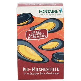 Bio Miesmuscheln in würziger Marinade