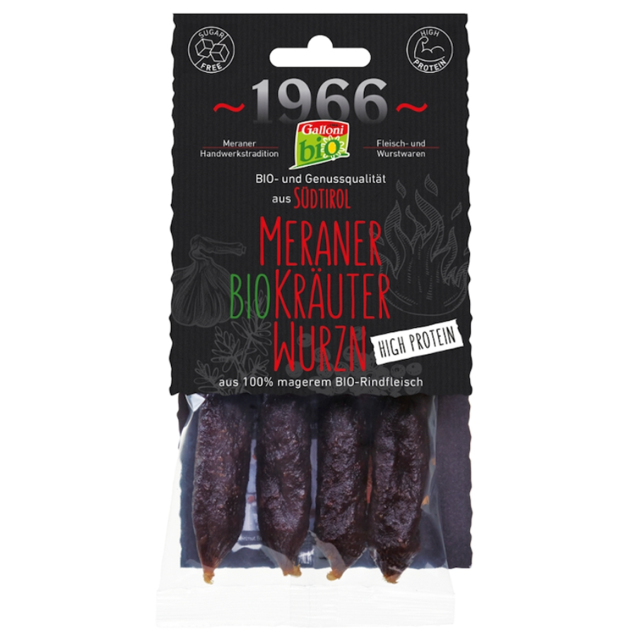 Bio Kräuterwurzn 100% Rind, Karton 5 Stk.