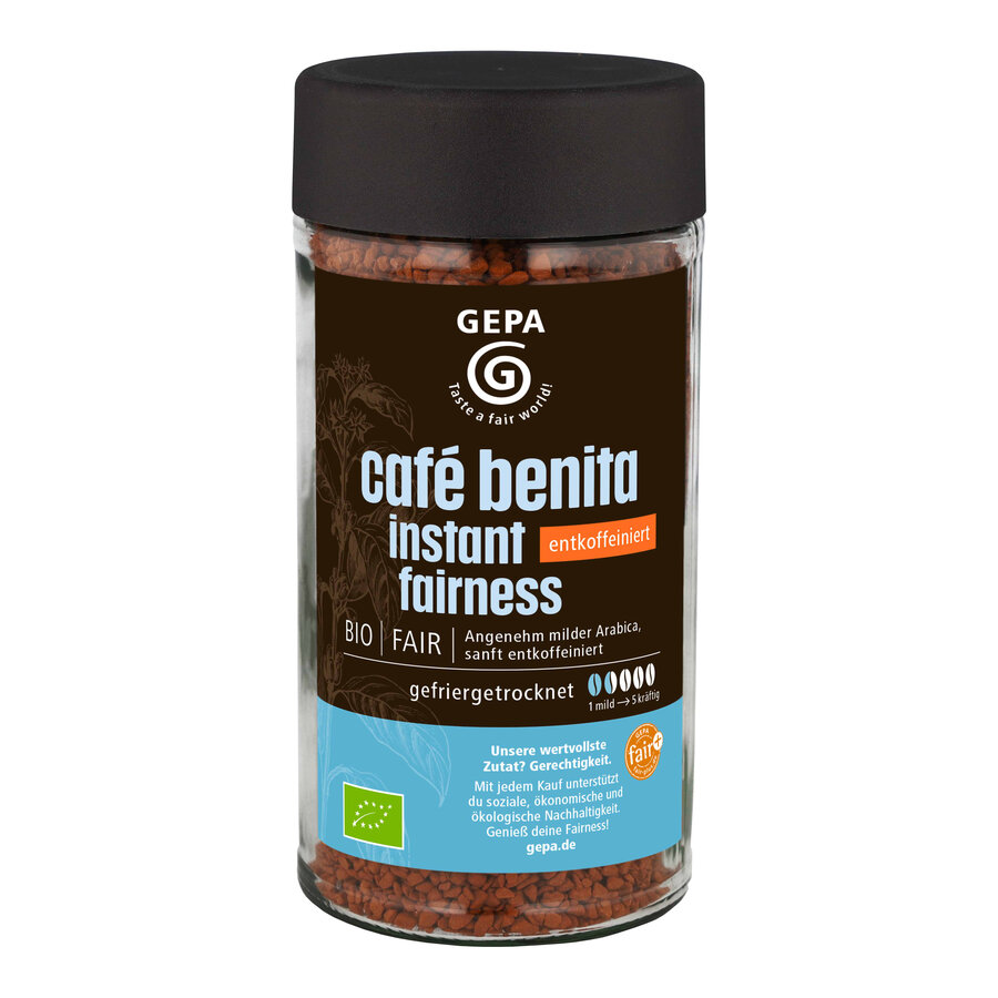 Bio Instantkaffee Benita entkoffeiniert
