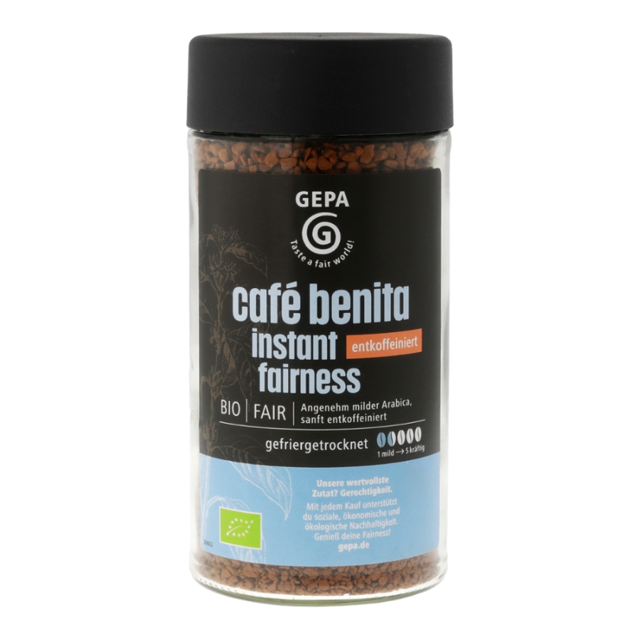 Bio Instantkaffee Benita entkoffeiniert